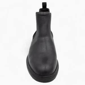 Anatomic & Co Guariba Men's Extra Wide Fit Black Chelsea Boots – Pull-On Style