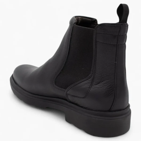 Anatomic & Co Guariba Men's Extra Wide Fit Black Chelsea Boots – Pull-On Style