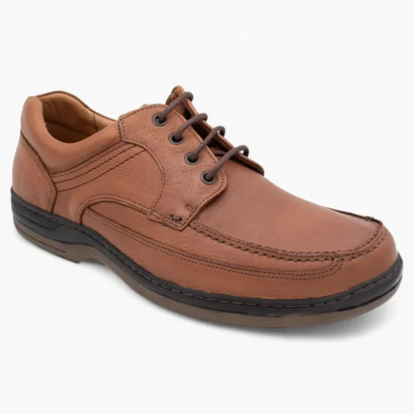 Anatomic & Co Gurupi Men's Leather Lace-Up Shoes, Lightweight with Cushioned Sole