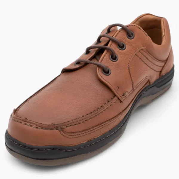 Anatomic & Co Gurupi Men's Leather Lace-Up Shoes, Lightweight with Cushioned Sole