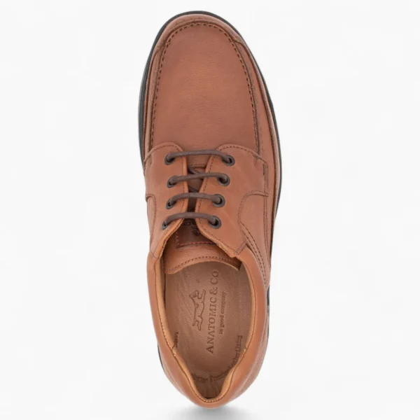 Anatomic & Co Gurupi Men's Leather Lace-Up Shoes, Lightweight with Cushioned Sole