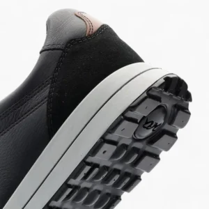 Ara Men's Black Leather Slip-On Shoes – Comfort & Practical Design