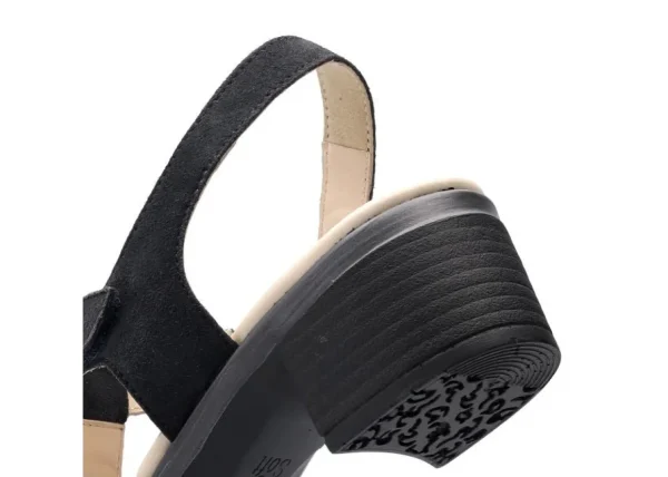 Ara Navy Sandals with Block Heel and Silver Detail