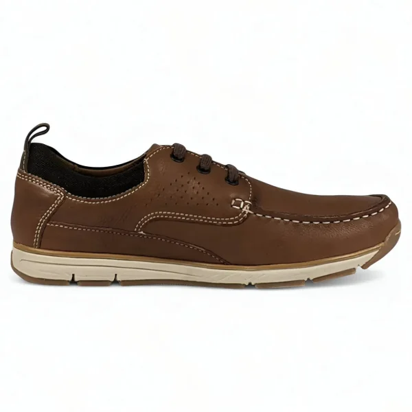 Brown Casual Shoes with Dark Brown Laces - Dubarry Matthew