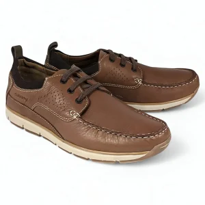 Brown Casual Shoes with Dark Brown Laces - Dubarry Matthew
