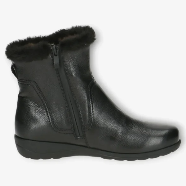 Caprice Fur-Lined Leather Boots with Airmotion and Waterproof Tex