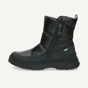 Caprice Vegan Black Winter Boots with TEX Membrane and OnAIR System