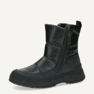 Caprice Vegan Black Winter Boots with TEX Membrane and OnAIR System