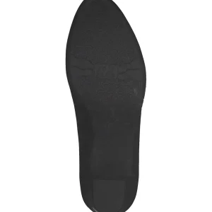 Classic Black Faux Leather Heel