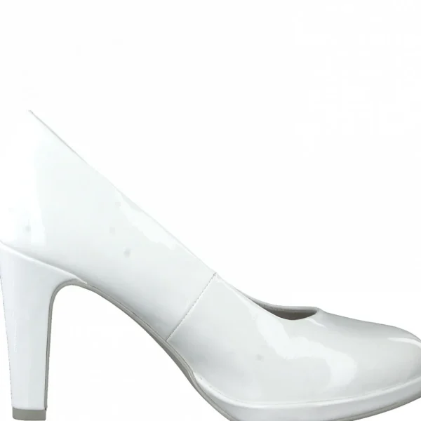 Dress to Impress White Patent Pumps