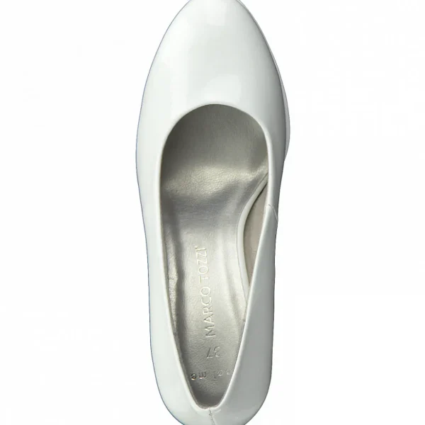 Dress to Impress White Patent Pumps