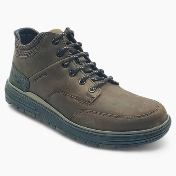 Dubarry Boden Men’s Donkey Brown Leather Lace-Up Boots - Comfortable Casual Fit