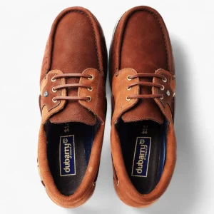 Dubarry Clipper Deck Shoe - Donkey Brown: Two-Tone Luxury Gortex Boat Shoe