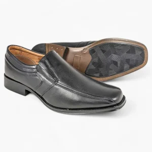 Dubarry Declan Black Slip-On Shoes – Wide Fit Formal Shoes