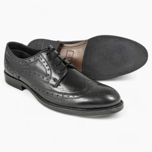 Dubarry Delaware Black Brogue Shoes – Classic Wingtip Design & Comfortable Fit