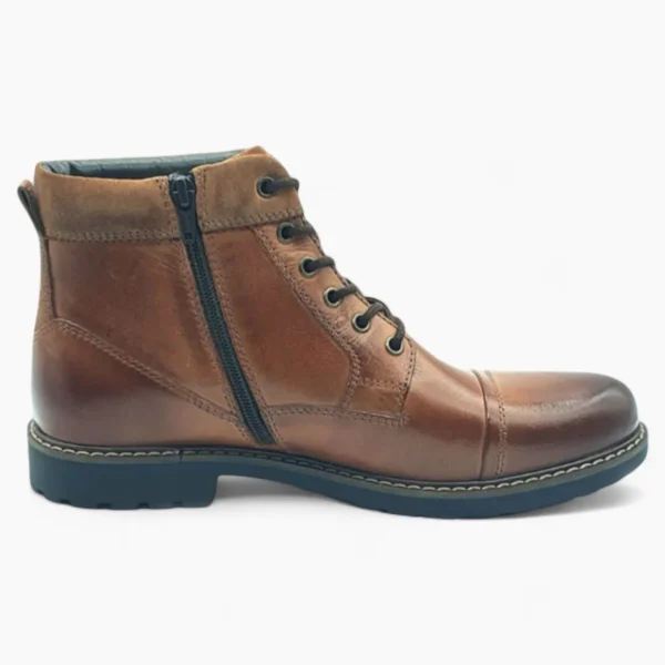 Dubarry Savoy Men's Tan Leather Ankle Boots – Waterproof with Toe Cap & Tracked Sole