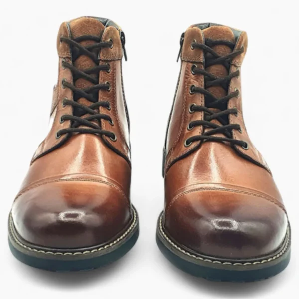 Dubarry Savoy Men's Tan Leather Ankle Boots – Waterproof with Toe Cap & Tracked Sole