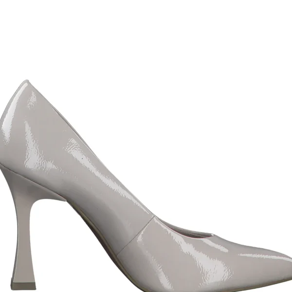 Glamorous Pointed Toe Court Shoe in Powder Patent