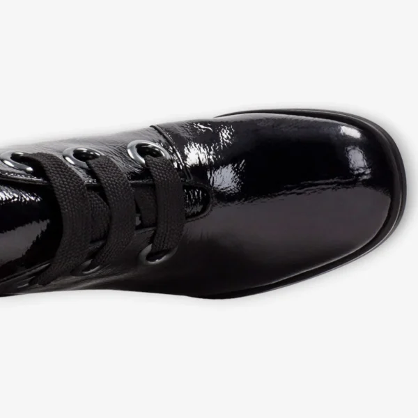 Hispanitas Ankle Boot Milan Black Patent with TRIFLOW Cushioning
