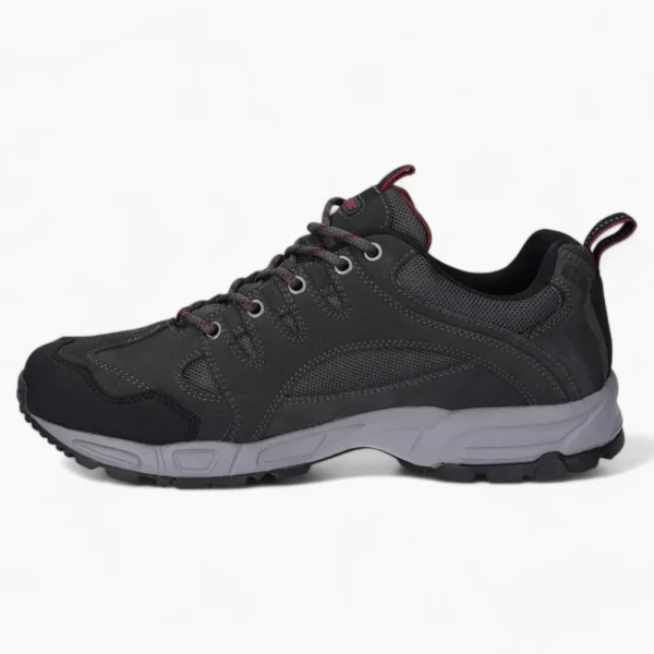 Hi-Tec Auckland Lite Men's Grey Hiking Shoes – Waterproof & Lightweight