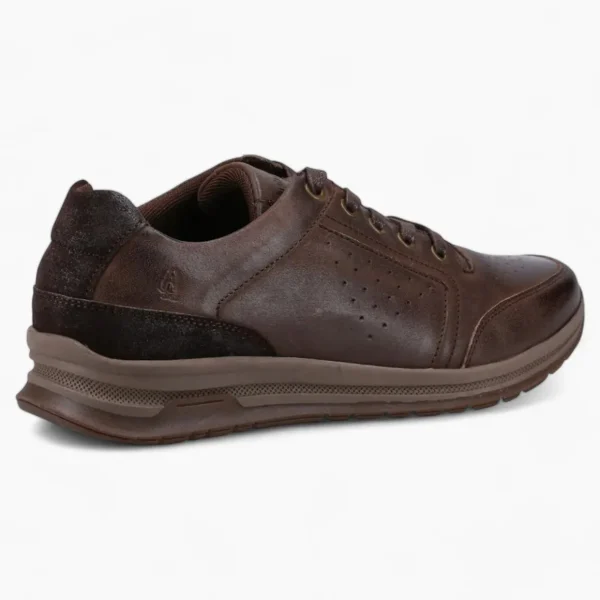 Hush Puppies Joseph Men's Classic Lace-Up Shoes – Leather & Memory Foam Comfort