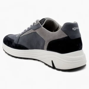 Igi & Co Men's Navy Runner Shoes with Memory Foam Insole and Shock Absorber
