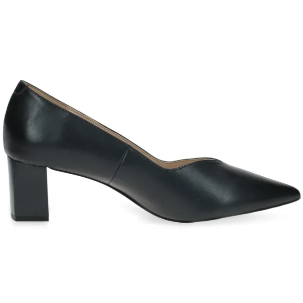 Impress Me Block Heel Navy Pumps