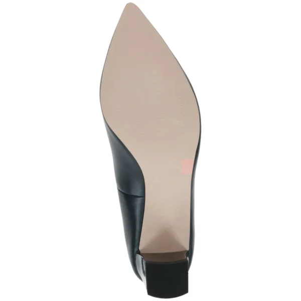 Impress Me Block Heel Navy Pumps