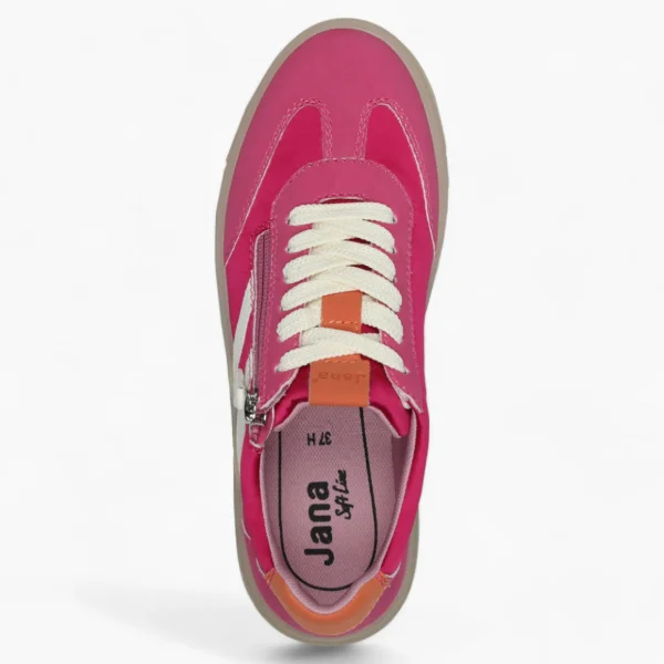 Jana Softline Pink Runner – Wide Fit & Gum Sole Trend