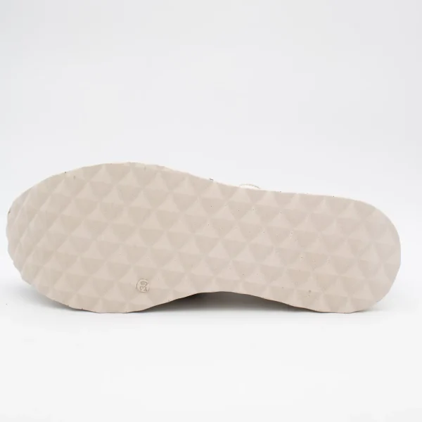 Jose Saenz Navy & Beige Runner – Suede & Textured Leather