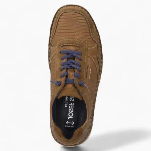 Josef Seibel Anvers 97 Men's Wide Fit Low Shoes in Castagne