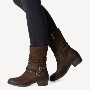 Marco Tozzi Ankle Boot: Deep Brown Appeal