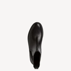 Marco Tozzi Black Leather Chelsea Boot – Classic & Comfortable