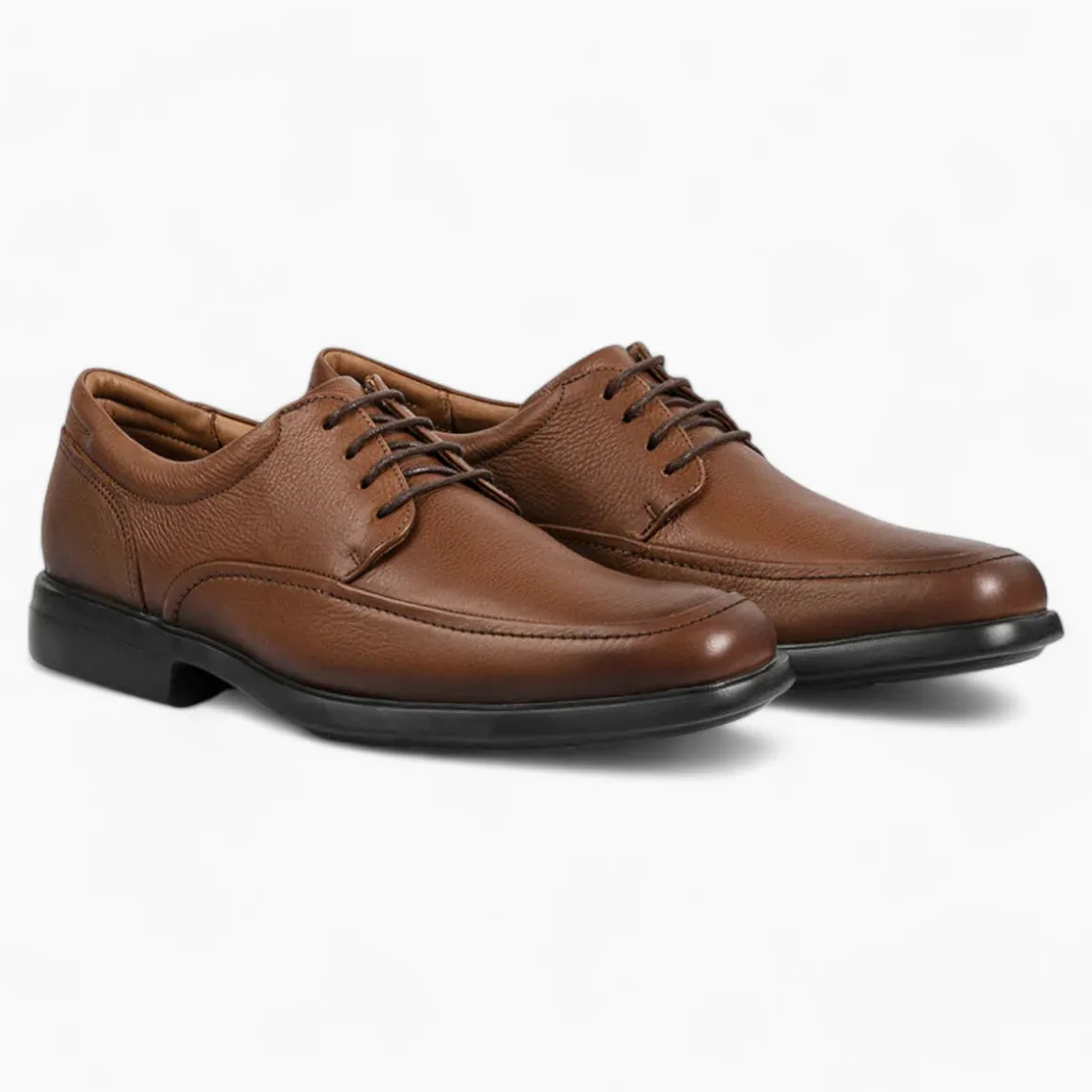 mens_brown_leather_formal_2.webp Men's Brown Leather Formal Shoes by Anatomic&Co – Sabino Lace-Up
