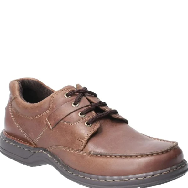 Men's Leather Lace-Up Shoes by Hush Puppies – Randall II with Body Gel Technology