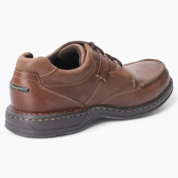 Men's Leather Lace-Up Shoes by Hush Puppies – Randall II with Body Gel Technology