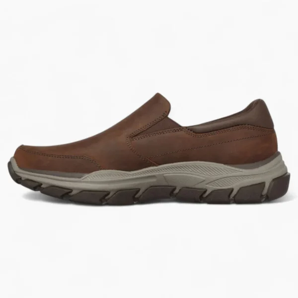 Men's Leather Slip-On Sneakers – Relaxed Fit & Goodyear Performance Outsole