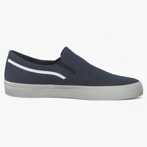 Navy Casual Slip-On Shoe with White Sole - S.Oliver