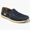 Navy Slip-On Casual Shoes - Dubarry Mayson Men's Footwear