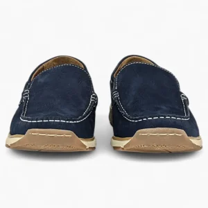 Navy Slip-On Casual Shoes - Dubarry Mayson Men's Footwear