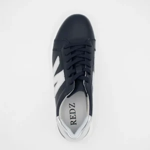 Redz Navy Runner – Stylish Comfort with Silver Accents