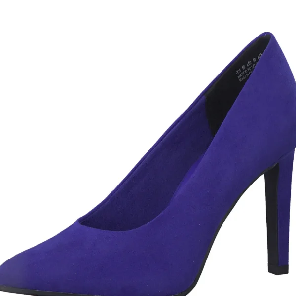 Royal Blue Faux Suede Heels