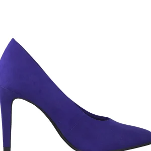 Royal Blue Faux Suede Heels