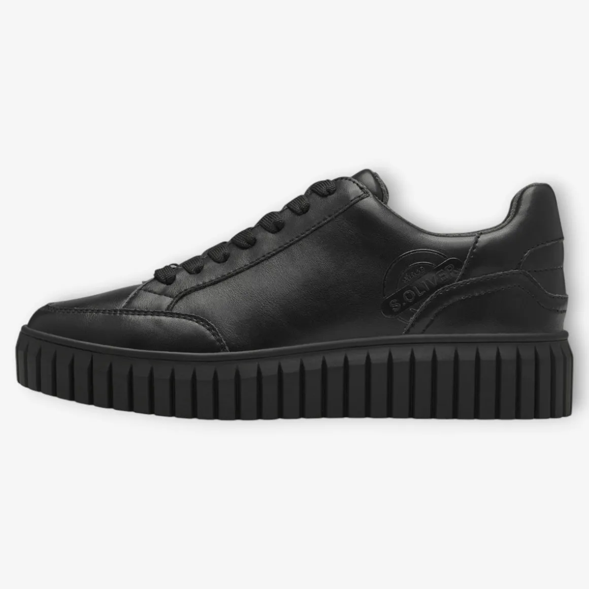 soliver_black_chunky_plat_0.webp S.Oliver Black Chunky Platform Trainers