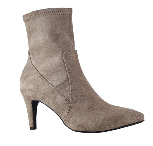 s.Oliver Grey Suede Ankle Boot – Sleek & Modern Comfort