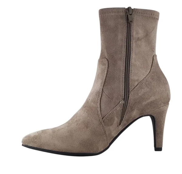 s.Oliver Grey Suede Ankle Boot – Sleek & Modern Comfort