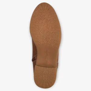 S.Oliver Ladies Brown Boots with Side Zip and Block Heel