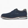 S.Oliver Men's Navy Nubuck Lace-Up Shoes with Soft Foam Insole