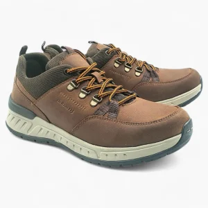 Stamford Brown Casual Men's Shoe with Grey Sole and Dark Brown Details by Dubarry