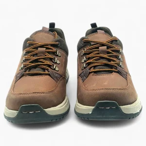 Stamford Brown Casual Men's Shoe with Grey Sole and Dark Brown Details by Dubarry